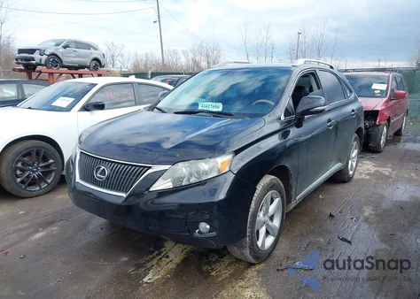 2010 Lexus Rx 350 z USA, uszkodzony, nr VIN 2T2BK1BA9AC005473